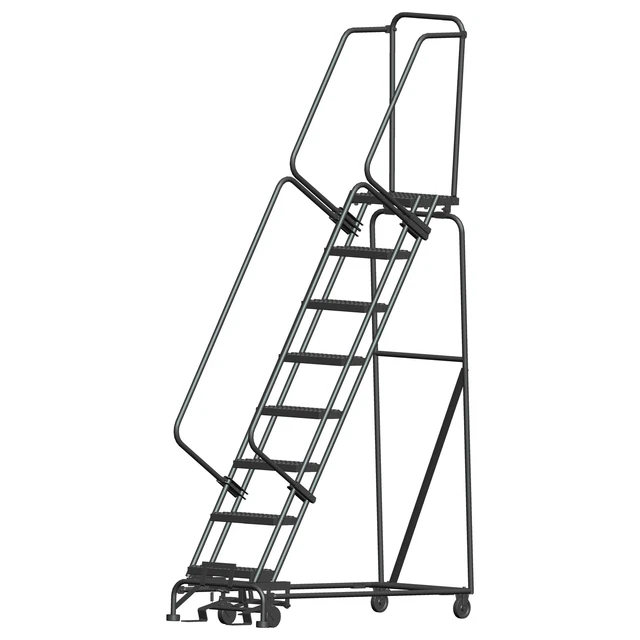 Ballymore Rolling Ladder Overall Height 113 in Steps 8 Cap 450 lb