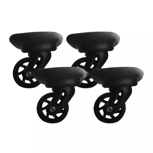 Ruote per bagagli da 4 pezzi Trolley Caster Ruote girevoli mute Ruote per