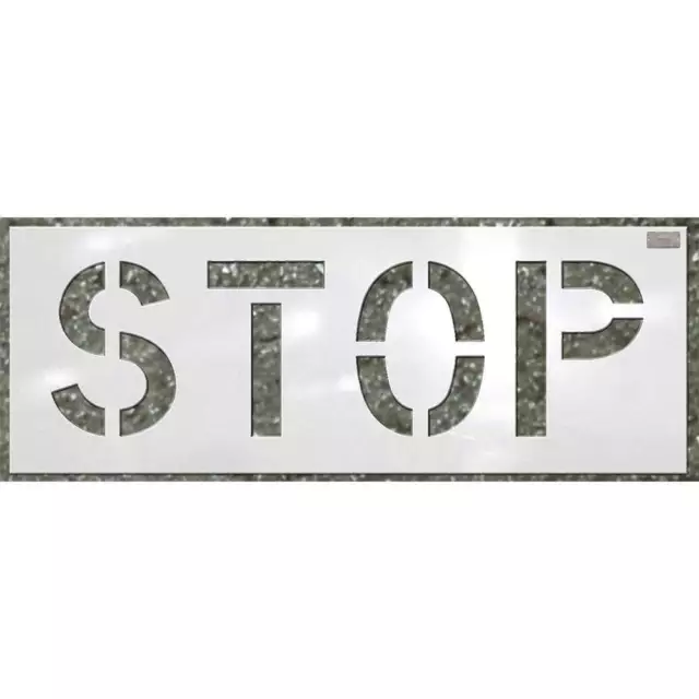 C.H. HANSON 70061 Stencil,Stop,12 x 9 In.