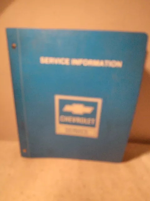 OEM 1985 Chevrolet Astro M Van service manual shop binder edition ST-393-85 (E)