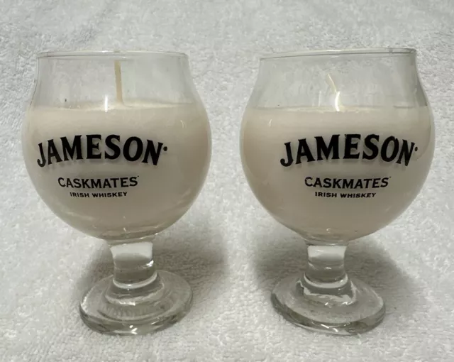 Jameson Caskmates Irish Whiskey Mini Barware Glass Candles