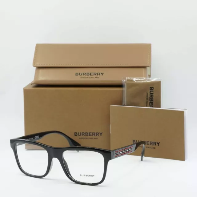 NEW BURBERRY BE2353 3001 Black 53mm Eyeglasses