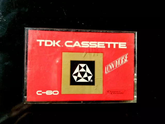 1x TDK C-60 LN - 70's - CASSETTE TAPE BLANK SEALED - made in Japan