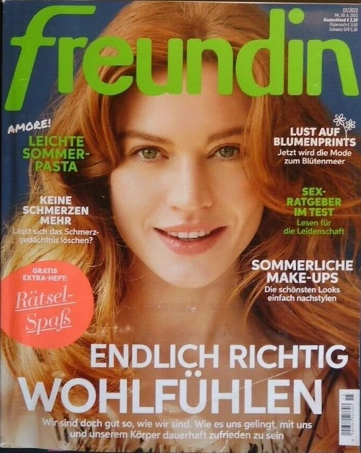 FREUNDIN, Nr. 15 6/2021, SOPHIE GEHRMANN. Richtig Wohlfühlen