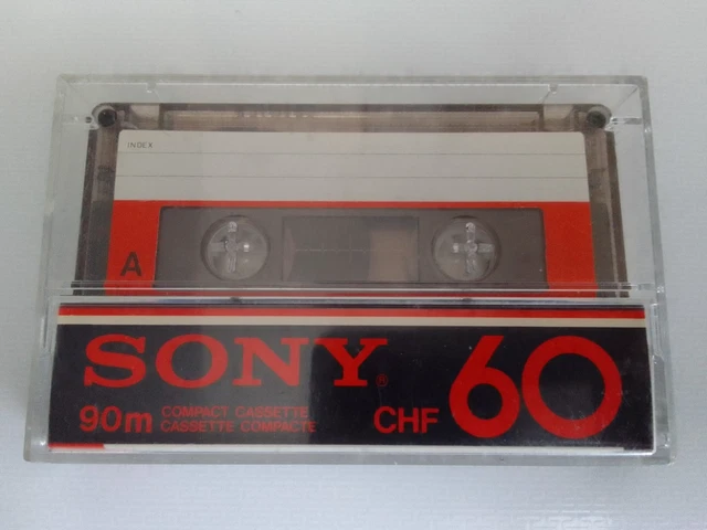 Cassette Audio Sony BHF 60 Vintage 1978 - Rare Et Neuve - 60 Minutes