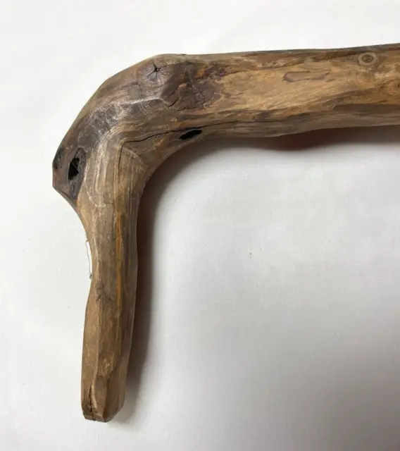 Vintage Carved Walking Stick/Cane 33" Unique Carved Wood Duck Head On Shaft Head