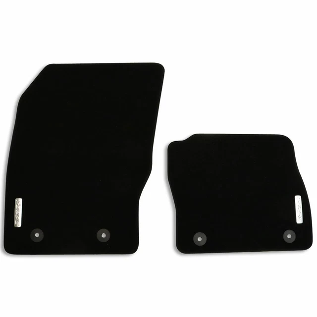 GENUINE FORD FOCUS Mk3 Front Floor Mats Velour Black With Logo 2011