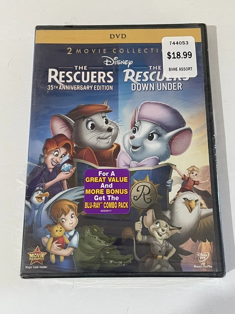 THE RESCUERS: 35TH Anniversary Edition/The Rescuers Down Under (DVD ...