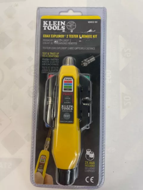 Klein VDV512-101 Coax Explorer 2 Tester (a) (PBR087178)