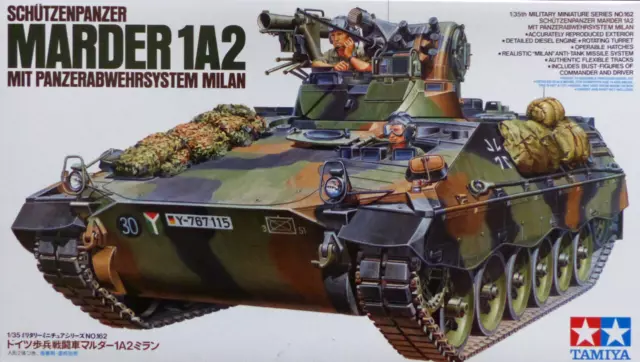 Tamiya 35162 - 1:35  MARDER 1A2 mit Panzerabwehrsystem MILAN