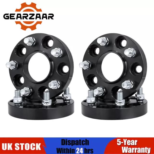 For Land Rover Discovery 2 TD5 & V8 and Range Rover P38 30mm Black Wheel Spacers