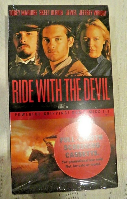 RIDE WITH THE Devil (VHS, 2000) New SEALED Promotional Copy Jewel Tobey ...