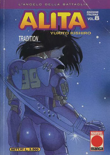 (S106) Manga Shonen - Alita #8 l'angelo della battaglia - di Yukito Kishiro -...