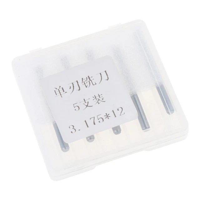 5 Pcs Straight Milling Cutters Mill Engraving Carving Router Bits Milling Cutter