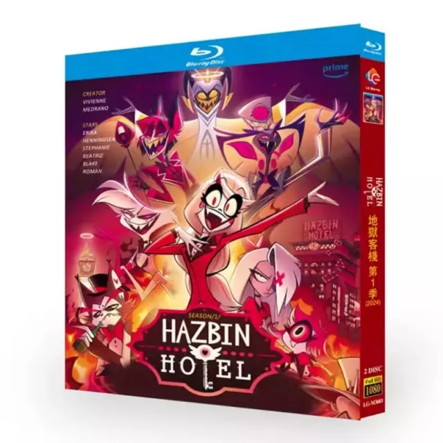 HAZBIN HOTEL SEASON 1 (2024) Bluray TV Series BD 2 Discs All Region