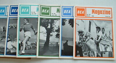 1966 / 67 BEA AIRLINE MAGAZINES BRITISH EUROPEAN AIRWAYS  staff magazine