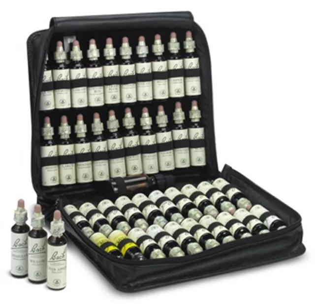 Nelsons Original Bach™Flower Remedies set In  Leatherette Case COLOURED LABELS