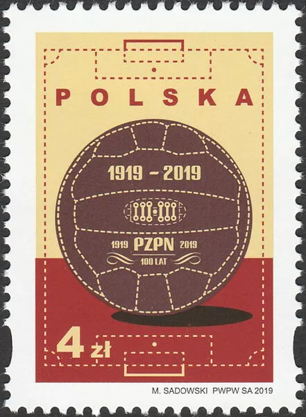 Poland 2019 - 100 years of the Polish Football Association - Fi 4992 MNH**