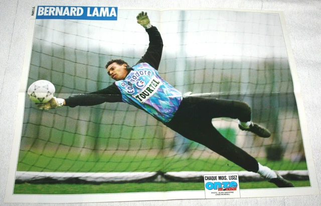 Poster Onze Mondial - Bernard Lama - PSG 1993/1994 - Édition Originale