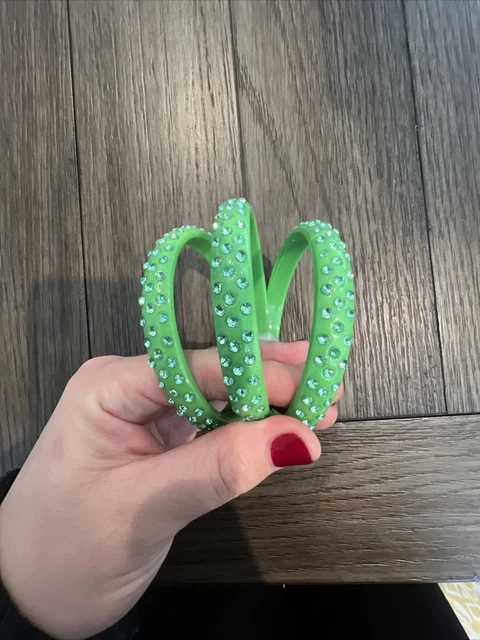 Lime Green Peridot ballroom Salsa Dance Jewelry Accessories bracelets Swarovski