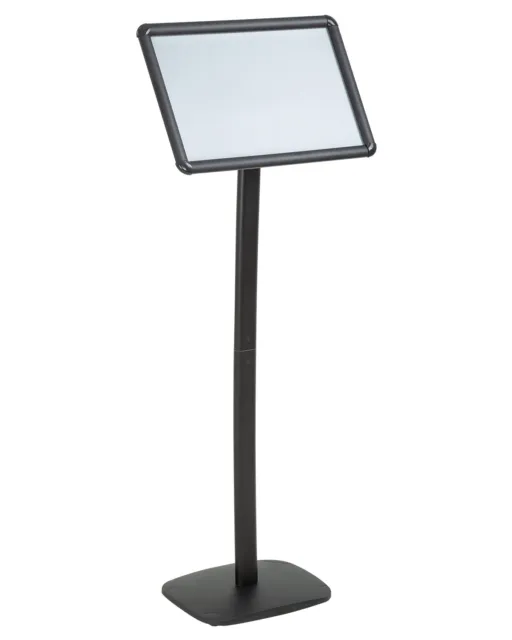 Sign Stand Base Sign Holder Standing Pedestal Poster Stand 11x17 Inch Curved Men