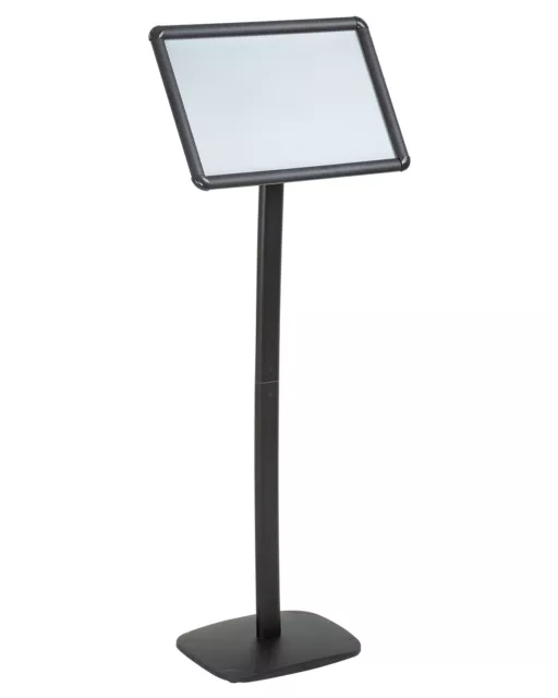 Sign Stand Base Sign Holder Standing Pedestal Poster Stand 11x17 Inch Curved Men