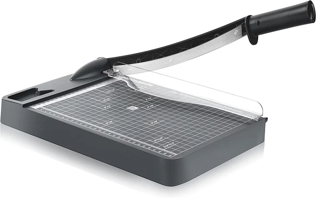 Moonsmile Paper Cutter, 12 Inch Cut Length Heavy Duty Guillotine Paper Trimmer w