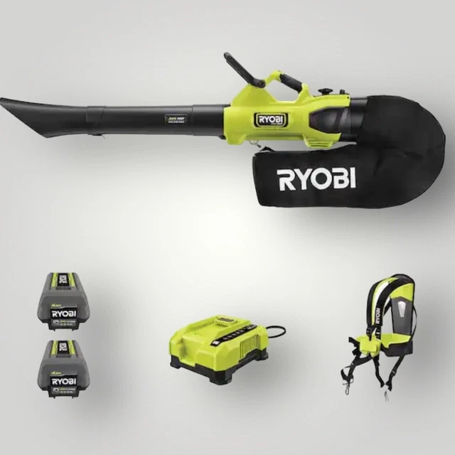 RYOBI 40V HP Brushless 100 MPH 600 CFM Cordless Leaf Blower/Mulcher