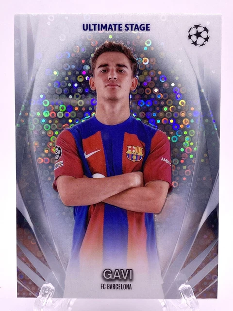 Lionel Messi 2023-24 Topps Ultimate Stage Refractor Disco #USC-15 | Barcelone Argentine