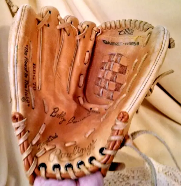 Bobby Bonilla Glove Rawlings Rbg70 Vintage Fast Back Arch Deep Welledge-U-Cated.