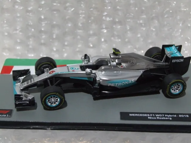 2016 Formula 1  1/43 Scale Mercedes F1 W07 Hybrid Nico Rosberg