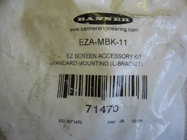 Banner EZA-MBK-11 EZ Screen Light Curtain Mounting Bracket Kit