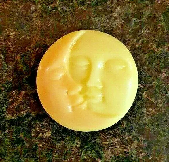 Handmade Orange & Lemon Shea Butter Scented Soap, Unique Astrology Sun Moon Gift