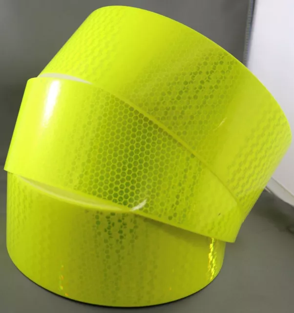 Avery Fluoro Yellow Green (T-11513) OmniCube Class 1 Reflective Tape 75mm x 3m 2