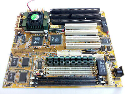 Motherboard Socket 7 Intel 430VX (with Intel Pentium MMX 166 MHz and 64 MB RAM)