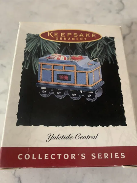 New in Box 1995 Hallmark Keepsake Ornament Yuletide Central #2 in Series