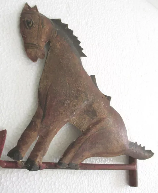 Tin Iron Horse Weather Vane , Embossed Weathervane 3