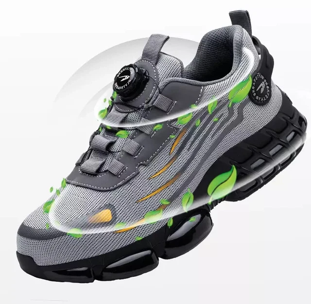 Scarpe Antinfortunistiche Uomo E Donna Leggere Con Punta In Acciaio - Traspiranti E Antiperforazione - Foto 3