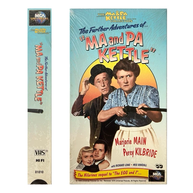 MA & PA Kettle VHS Lot NEW SEALED On Vacation + Back On The