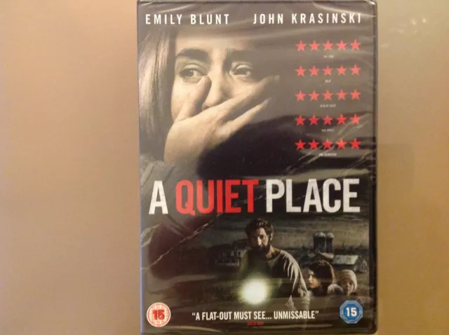 A Quiet Place Dvd - Emily Blunt / John Krasinski - Brand New & Sealed