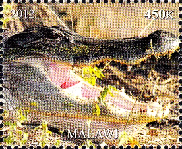 Malawi postfrisch MNH Tier Wildtier Krokodil Alligator Reptil Raubtier Fauna /33