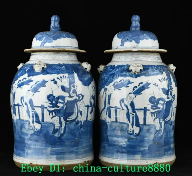 18.3 "dynastie Daqing en porcelaine à fleurs vertes Kirin Tong 大crock jar