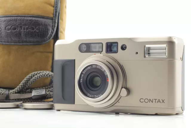 [N MINT w/ Case] Contax TVS D TVSD Date Back 35mm Point Shoot Film Camera JAPAN