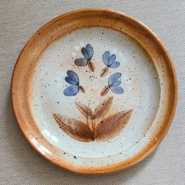 Dessous De Plat Vintage – Grès Du Marais Et Bois – France – Années 80 – Fait Main