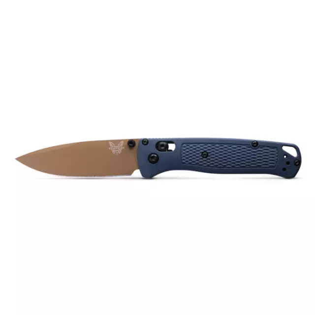 NEW Benchmade 535FE-05 Bugout CPMS30V Flat Earth Blade Crater Blue Handle Knife 2