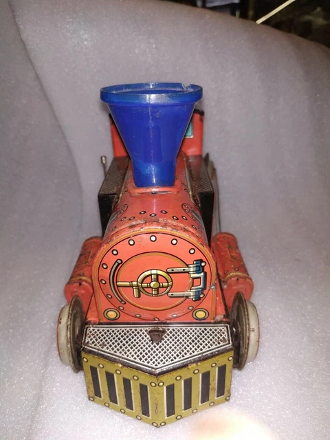 Train Engine 357 VINTAGE MODERN TOYS Japan Model 357 Train Engine Battery Operated ...