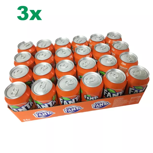 Fanta Orange 72 x 0,33l Dose XXL-Paket