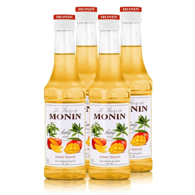 MONIN MANGO SIRUP 250 ml - Für Cocktail und Kaffee (4er Pack) EUR 21,92 ...