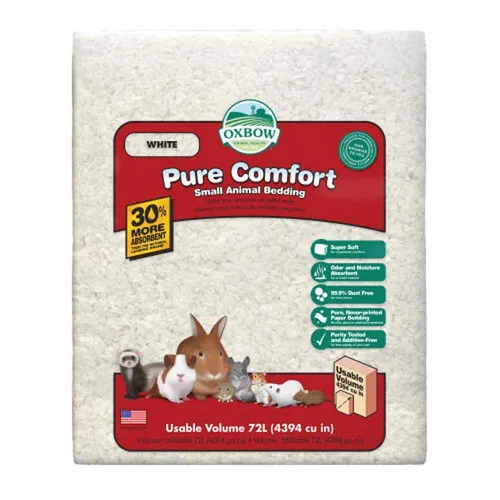 Pure Confort Petit Animal Literie Blanc 1 Compte / 72 Li