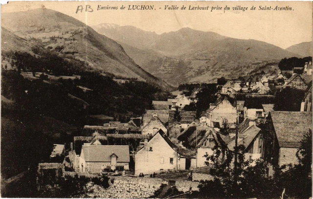 CPA Env. de LUCHON - Larboust Valley taken from the village of St-(583108)